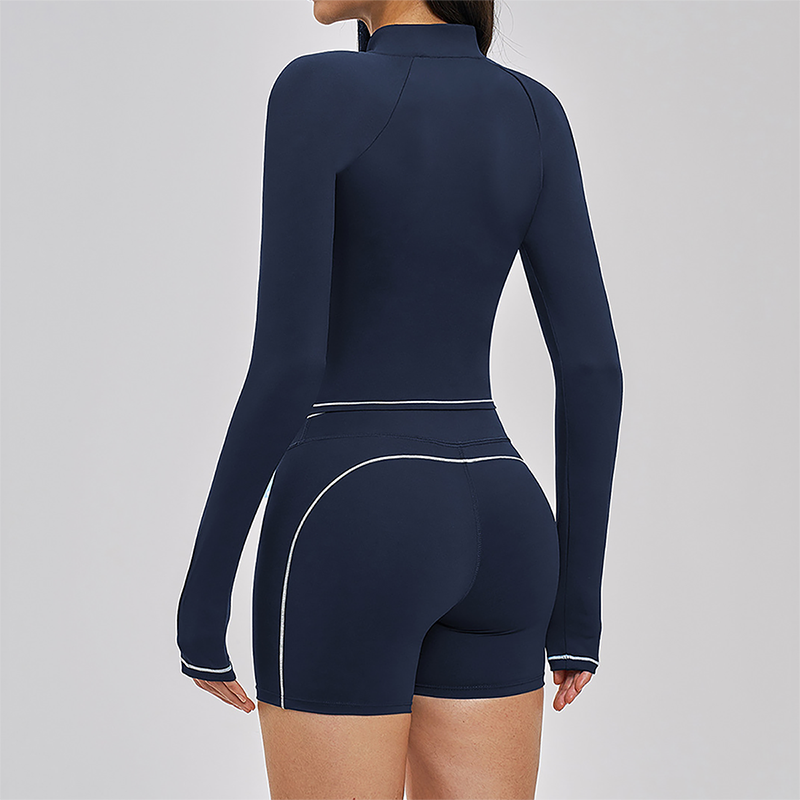 Color Blocked 3-Piece Running Fitness Set