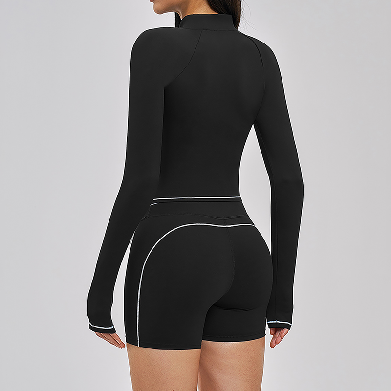 Color Blocked 3-Piece Running Fitness Set