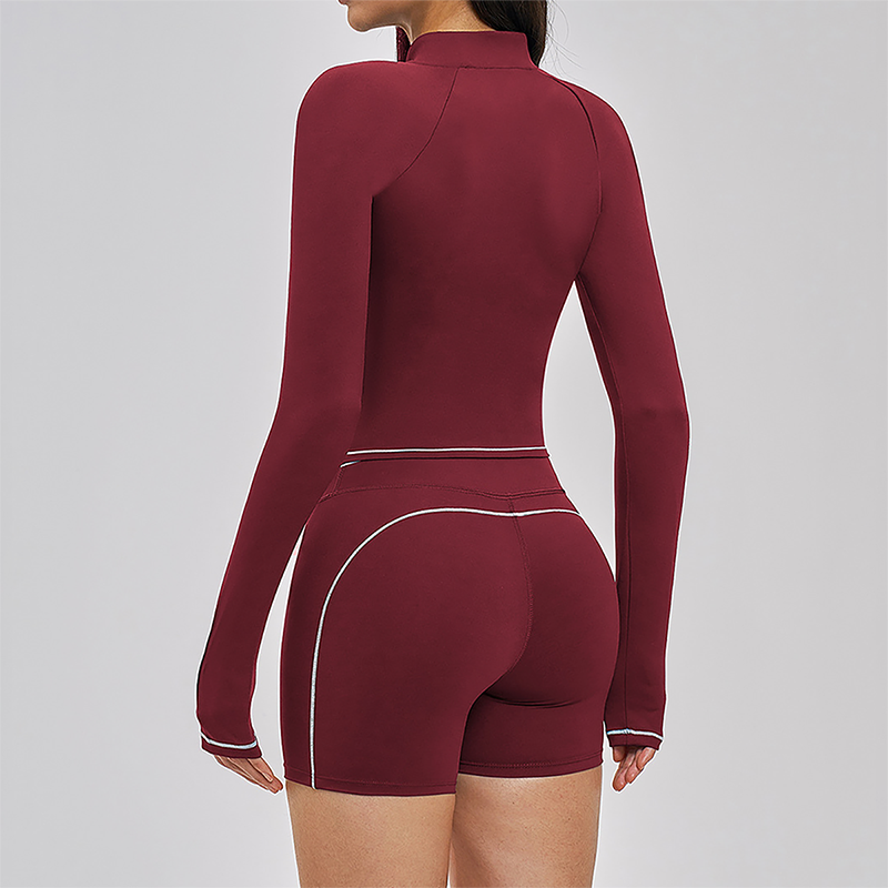 Color Blocked 3-Piece Running Fitness Set